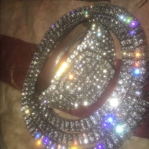 Iced out necklace & bracelet